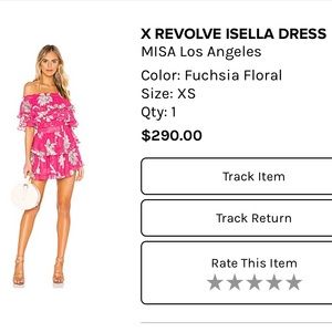 Misa Los Angeles Floral Dress XS